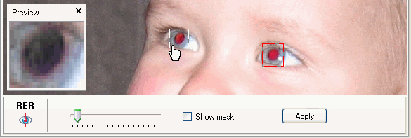 redeye removal tool